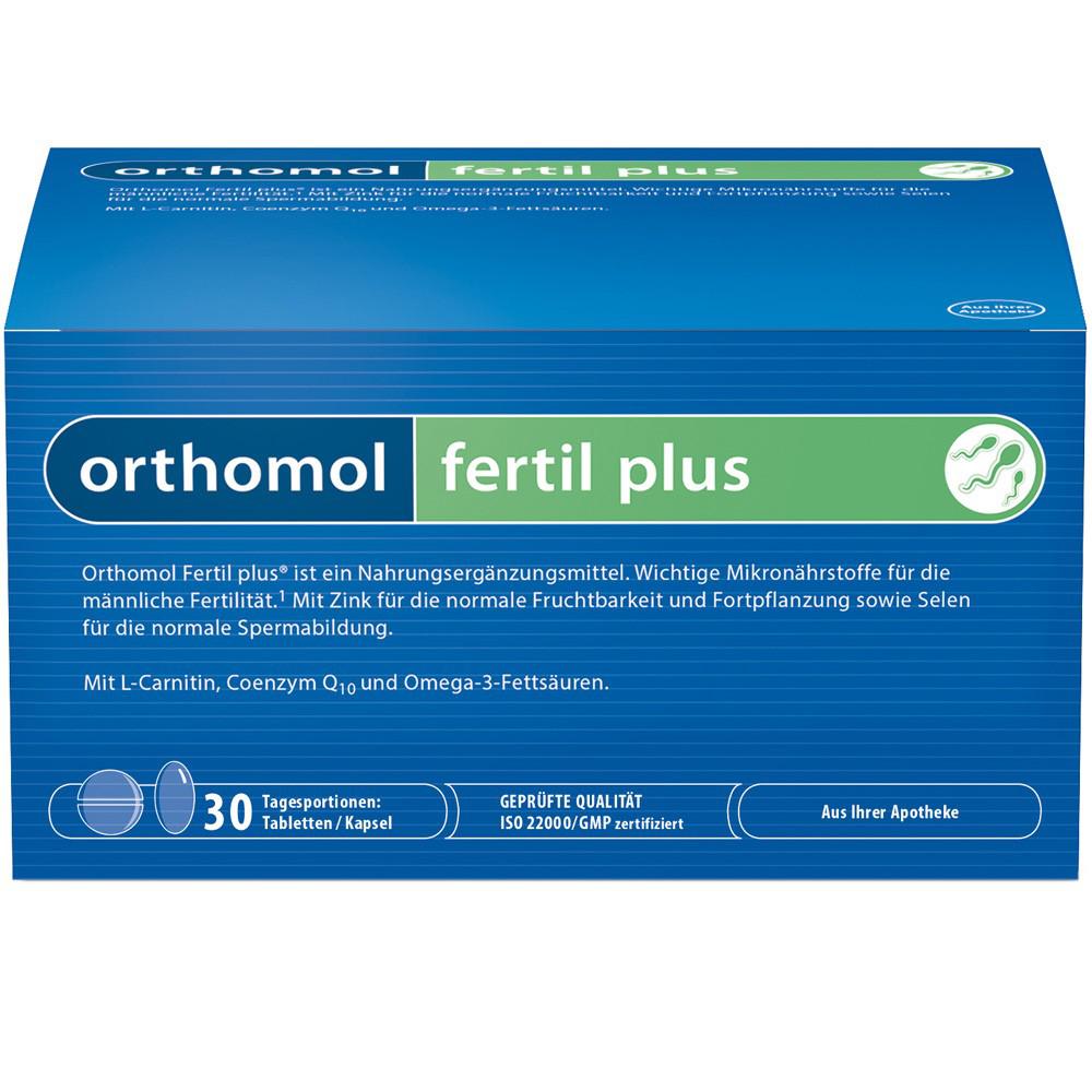 Orthomol 奥适宝 Fertil Plus 男性备孕提高精子活力 营养胶囊 30粒