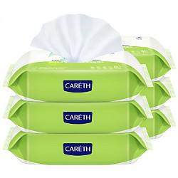 移动端：CARETh 新日化三零 婴儿橄榄滋养 卫生湿巾 80片*6袋