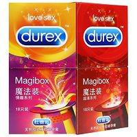 durex 杜蕾斯 避孕套 魔法装超薄系列18只+魔法装情趣系列18只