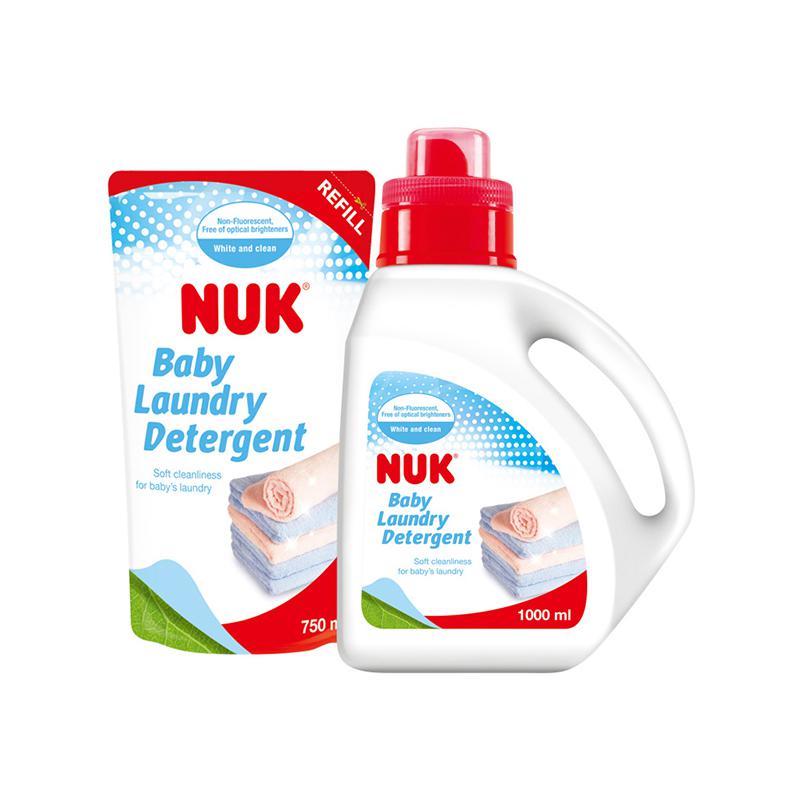 NUK 婴儿洗衣液组合装 1000毫升+750毫升补充装 *3件