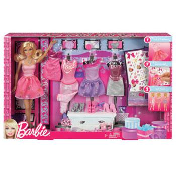 Barbie 设计搭配换装礼包女孩玩具生日礼物