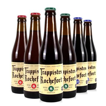 Trappistes Rochefort 罗斯福 修道院精酿啤酒 6号/8号/10号 组合装 330ml*6瓶装+罗斯福10号 330ml*5瓶