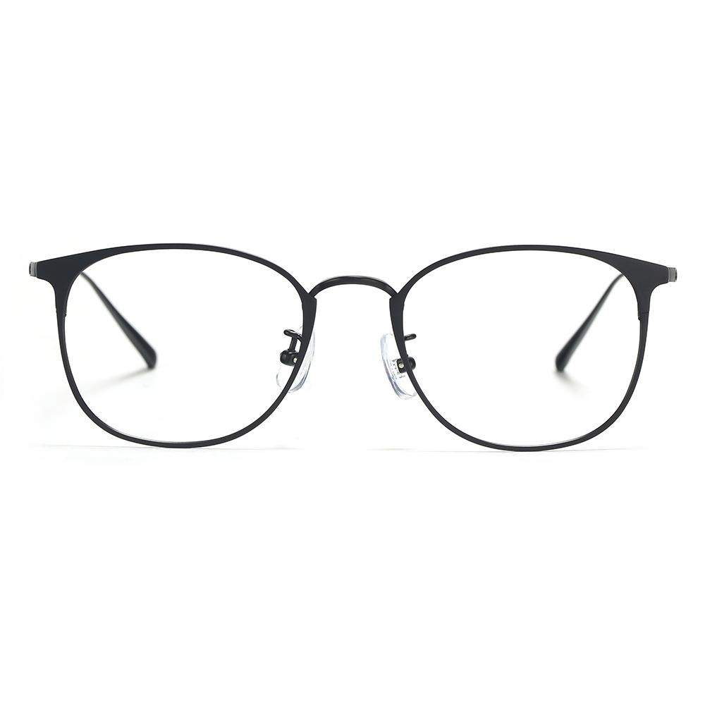 HAN  纯钛光学眼镜架 HN42007+HAN1.60防蓝光镜片
