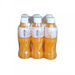 七咔呢(7coin) 橙汁饮料 含椰果 300ml*6支 泰国进口饮料 *2件