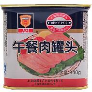 【京东超市】上海特产 梅林午餐肉罐头 340g