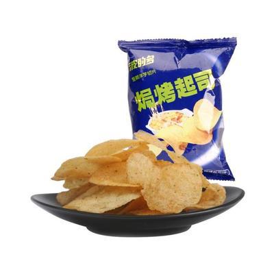 台湾进口 华元波的多薯片 焗烤起司味 46g*2袋