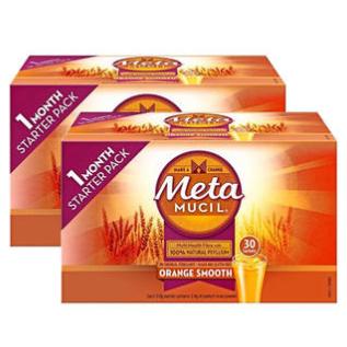 Metamucil 美达施 膳食纤维粉 香橙味 30包*2盒