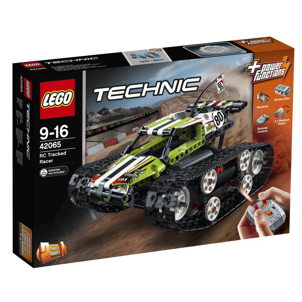LEGO 乐高 Technic 科技系列 42065 RC履带式遥控赛车+得宝10808 绿色飞机