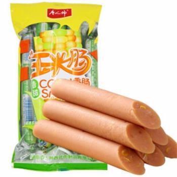 【京东超市】唐人神火腿肠 肉干肉脯 香甜玉米猪肉火腿肠30g*8支
