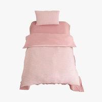当当优品家纺 全棉日式针织床品 1.2-1.35米床 床单三件套 茶香粉