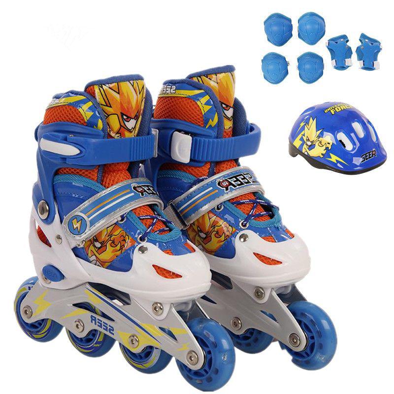 DISNEY 迪士尼 CCB41182-J 儿童旱冰鞋套装 （鞋+头盔+护具） *2件