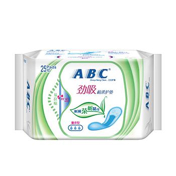 ABC 卫生巾护垫163mm*25片*2件