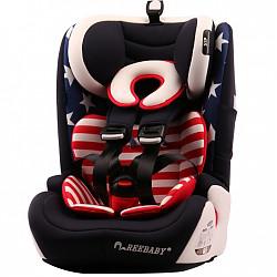 瑞贝乐reebaby儿童安全座椅宝宝婴儿汽车用坐椅9个月-12岁车载安全座椅 美国队长