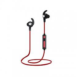 纽曼无线蓝牙耳机入耳式运动跑步音乐耳机脑后式耳塞耳机双耳通用红色