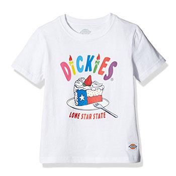 Dickies 帝客 儿童Logo印花短袖T恤