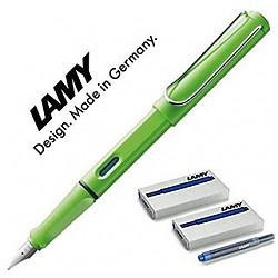 LAMY 凌美 狩猎者系列钢笔 笔尖粗细度M 带墨胆 浅绿色 1套
