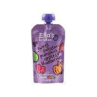 Ella's Kitchen艾拉的厨房一阶段甘薯苹果南瓜蓝莓混合果泥120克/袋 *8件