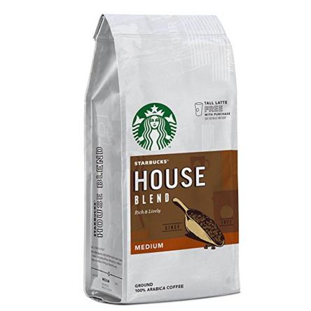 STARBUCKS 星巴克 house blend 咖啡粉 200g*6袋