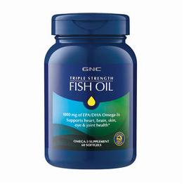 GNC 健安喜 Triple Strength Fish Oil 三倍强效深海鱼油 60粒（3种规格可选）