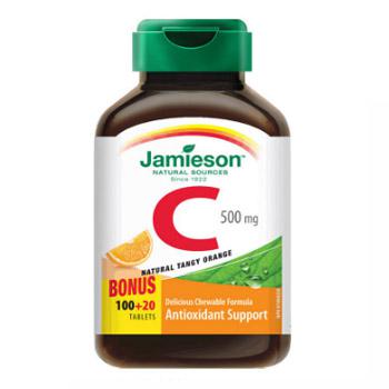 Jamieson 健美生 维生素C咀嚼片-橙味 120片