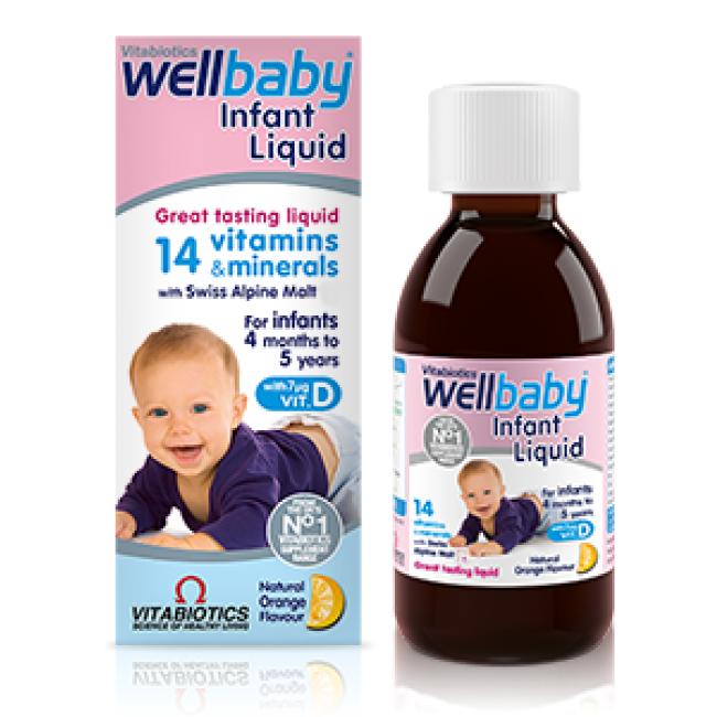 Vitabiotics Wellbaby 婴幼儿复合维生素口服液 150ml