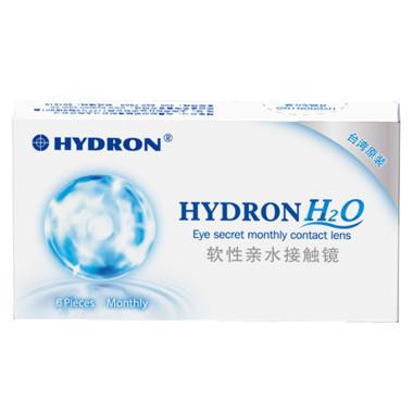 HYDRON 海昌 H2O 隐形眼镜月抛 6片装+润眼液+伴侣盒