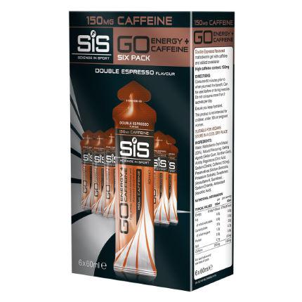 SCIENCE IN SPORT GO Energy Gel+ 含咖啡因能量胶 6 x 61g