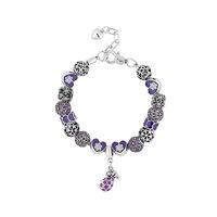 DIAMOND STYLE 女士紫色宝石手链手镯 TREASUREBRAPURPLE *3件