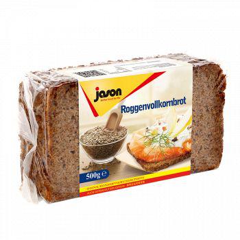 德国原装进口 Jason捷森 全麦黑麦面包 500g