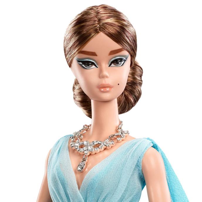 Barbie 芭比 Fashion Model Collection 蓝色晚礼服款