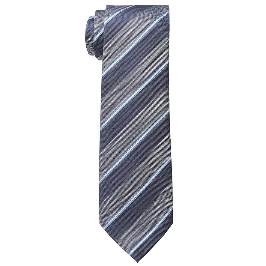 VINCE CAMUTO Vitaleo Stripe 真丝混纺领带*2件+BRAUN 博朗 欧乐-B EB50 清洁型刷头 8支装
