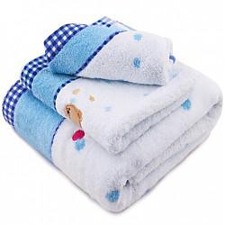 SANLI 三利 小熊方巾+毛巾+浴巾 三件套