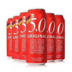 OETTINGER 奥丁格 5.0系列 窖藏啤酒 500ml*6罐