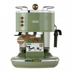 德龙(Delonghi) 咖啡机家用半自动泵压式ECO310 橄榄绿色