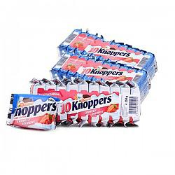 【包税包邮价】Knoppers 牛奶真正巧克力威化饼干草莓味 250克 30包装