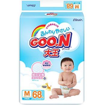 GOO.N 大王 维E系列 婴儿纸尿裤 M68片