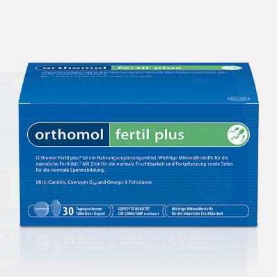 Orthomol 奥适宝 Fertil Plus 男性备孕提高精子活力 营养胶囊 30粒