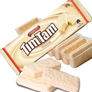 【京东超市】天甜（Timtam）袋 浓香白巧克力夹心威化饼干 165g 澳大利亚进口 *10件