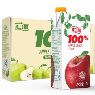 Huiyuan 汇源 青春版100%苹果汁 1L*5盒