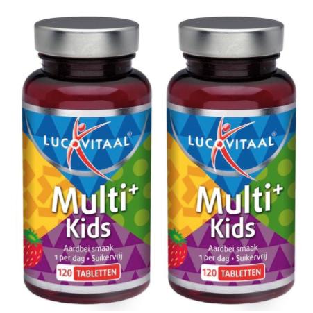 LUCOVITAAL 儿童复合维生素片（草莓味） 120片*2瓶