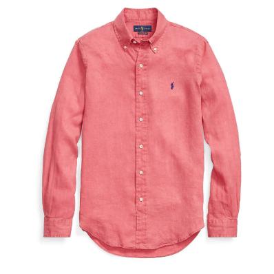 Polo Ralph Lauren Ocean-Wash 男士亚麻长袖衬衫