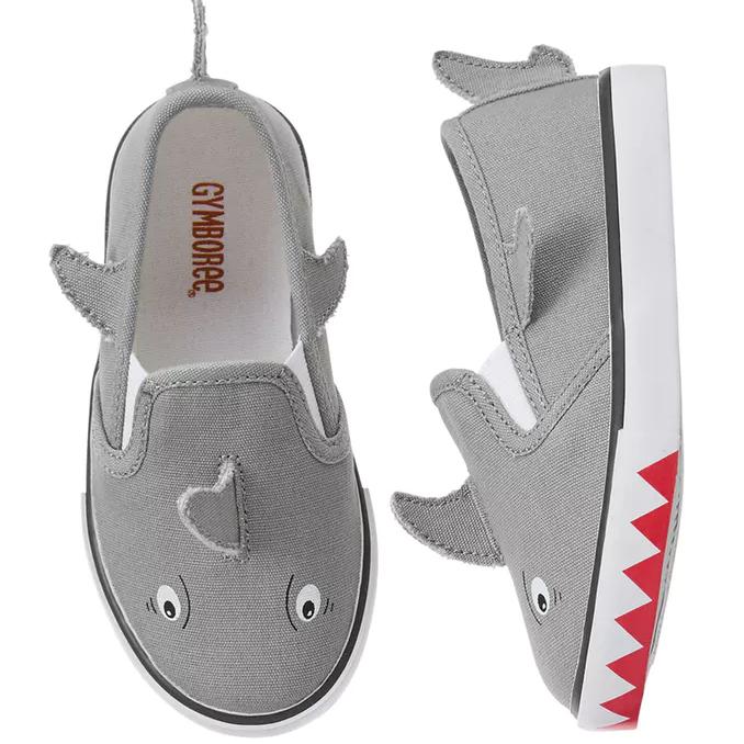 GYMBOREE 金宝贝 Shark 鲨鱼造型儿童帆布鞋