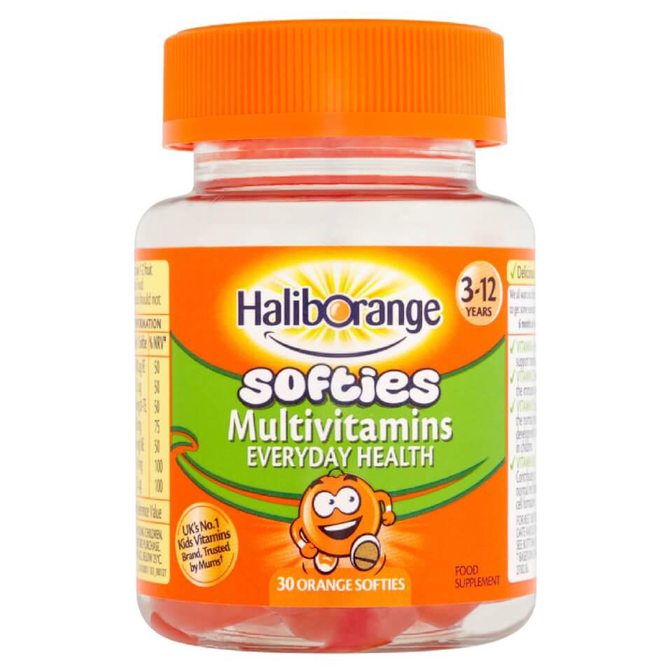 Haliborange 儿童复合维生素软糖 橘子味 30粒