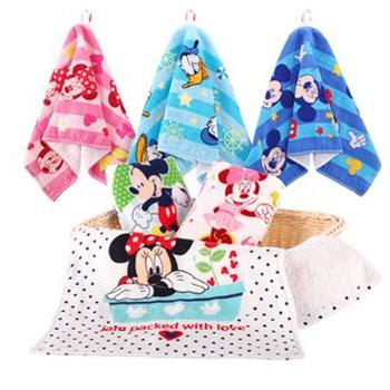 Disney迪士尼 纯棉纱布童巾6条装