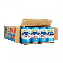 【苏宁易购超市】三得利啤酒（Suntory）特爽330ml*24罐整箱装 *2件