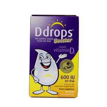 Ddrops Booster 儿童维生素D3滴剂 100滴*2瓶
