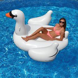 International Leisure 巨型白天鹅水上充气沙发