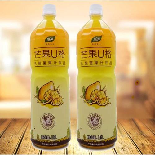 Lohas 悦活 芒果U格 乳酸菌果汁饮品 1.5L*2瓶
