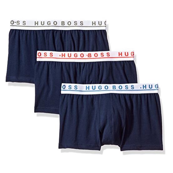 HUGO BOSS Trunk 3p Co/El 男士平角内裤 3件装