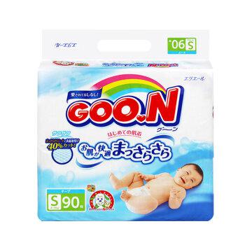 GOO.N 大王 维E系列 婴儿纸尿裤 S90片  *3件